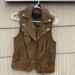 Mackage x Aritzia Leather Moto Vest